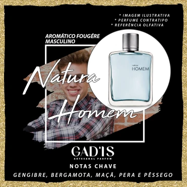 Perfume Similar Gadis 325 Inspirado em Natura Homem Contratipo
